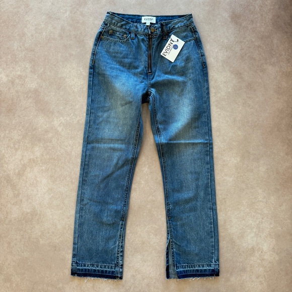 Evidnt Anthropologie Lamia Slim Jeans • size 26 • NWT - Picture 3 of 12
